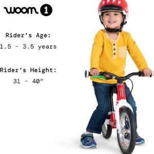 woom 1 Balance Bicycle for Kids 18 Months to 3.5 Years Old, Lightweight 12-Inch Toddler Bike with Handbrake & Steering Limiter, Boys & Girls 13 woom 1 Balance Bicycle for Kids 18 Months to 3.5 Years Old, Lightweight 12-Inch Toddler Bike with Handbrake & Steering Limiter, Boys & Girls - Image 3
