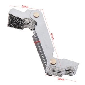 ChgImposs Metric & Imperial & US Screw Gauge SAE Whitworth 55 Degree & Metric 60 Degree & & US 60 Degree Thread Pitch Gauge for Industrial Measurement 15 ChgImposs Metric & Imperial & US Screw Gauge SAE Whitworth 55 Degree & Metric 60 Degree & & US 60 Degree Thread Pitch Gauge for Industrial Measurement - Image 5