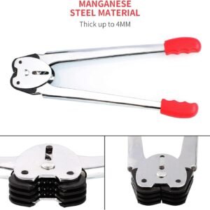 Packaging Strapping Kit - Pallet Poly Tensioner Tool Sealer, Banding Tool, 4000" Length x 1/2" Wide PP Belt, 100 Metal Seals for Packing and Shipping - Image 9