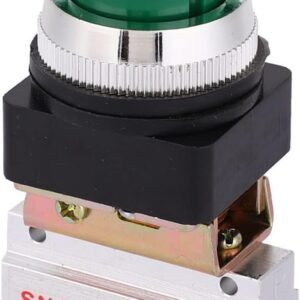 Pneumatic Mechanical Valve, 2 Position 3 Way G1/8 Port Size Aluminum Alloy Pneumatic Control Mechanical Valve Push Button Switch for Mechanical Textile Equipment Food Processing - Image 8