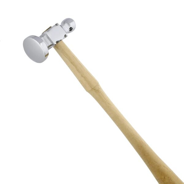 The Beadsmith Two-Sided Chasing Hammer – 11.5 Inches Wooden Handle, 2.25” Steel Head with a 14mm Ball Pein & 25mm Domed Face – Metalwork Tool Used to Add Texture & Dimension to Metalwork 2 61rDjb 1ubL. SL1500