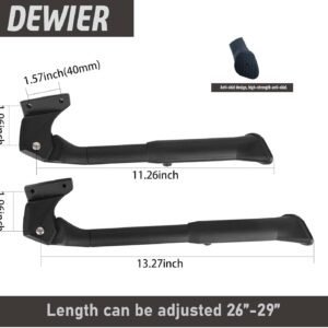 Bike Kickstand Aluminium Adjustable Center Bicycle Kickstand suitable Rear Side Bicycle Kickstand Fit for 26" 27.5" 29" 700C Bike Kick Stand for Bicycles Kickstand - Image 4