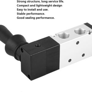 Oumefar Air Control Valve High Seal Air Valve 5 Way and 3 Position Control Valve for Mechanical Equipment for Textile Equipment(4H230-08) - Image 8