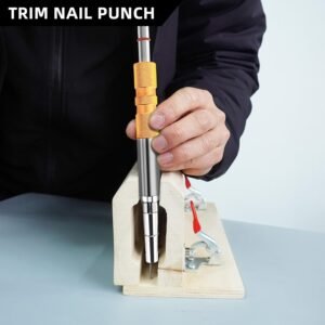 Trim Nail Punch with Retaining Clip, 7.56 Inch Nail Punch for Finish Protection, Ideal Carpentry Tool - Image 7