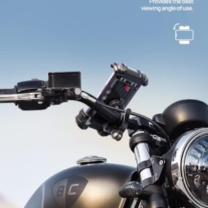Lamicall Bike Phone Holder, Motorcycle Mount - Motorcycle Phone Holder, Handlebar Cell Phone Clamp, Scooter Phone Clip for iPhone Air 17 Pro Max, 16 15 Pro Max Plus, S20, More 4.7 to 6.8" Smartphones 13 Lamicall Bike Phone Holder, Motorcycle Mount - Motorcycle Phone Holder, Handlebar Cell Phone Clamp, Scooter Phone Clip for iPhone Air 17 Pro Max, 16 15 Pro Max Plus, S20, More 4.7 to 6.8" Smartphones - Image 5