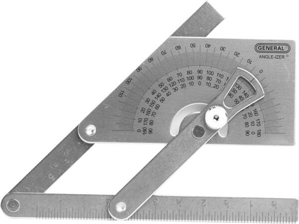 General Tools Protractor and Angle Finder #39, Stainless Steel, Outside, Inside, Sloped Angles, 0° to 180° 2 71 m2x++lKL. AC SL1500