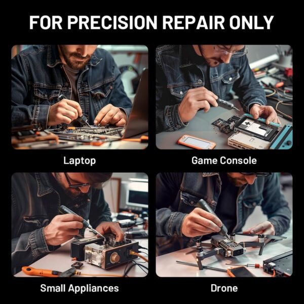 EZARC Electric Screwdriver Set, 181 in 1 Cordless Screwdriver, 3 Torque Settings with 160 Magnetic Precision Bits, Power Screwdriver Repair Tool Kit for Phone Laptop Camera Watch Computer 6 710D5pc6wVL. AC SL1200