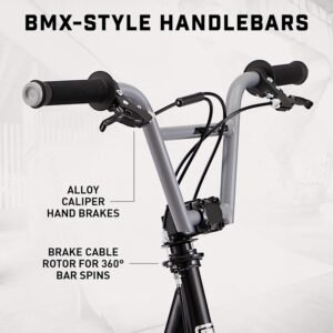 Mongoose Trace Air Non-Electric Scooter for Youth Boys Girls Age 8+ Year Old, Max Weight of 220 lbs., 12-Inch Air Tires, Non-Folding Design, Adjustable Height Stem, BMX-Style Handlebar, Wide Foot Deck 11 Mongoose Trace Air Non-Electric Scooter for Youth Boys Girls Age 8+ Year Old, Max Weight of 220 lbs., 12-Inch Air Tires, Non-Folding Design, Adjustable Height Stem, BMX-Style Handlebar, Wide Foot Deck - Image 3