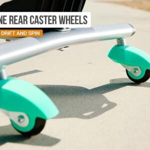 Razor RipRider 360 Mini, 360 Degrees Spinning Caster Trike, Dual Inclined Rear Casters for Easy Spinning and Drifting, Durable Welded Steel Frame and Fork, Adjustable Bucket Seat 18 Razor RipRider 360 Mini, 360 Degrees Spinning Caster Trike, Dual Inclined Rear Casters for Easy Spinning and Drifting, Durable Welded Steel Frame and Fork, Adjustable Bucket Seat - Image 9