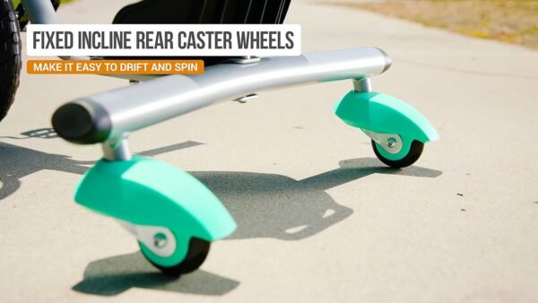 Razor RipRider 360 Mini, 360 Degrees Spinning Caster Trike, Dual Inclined Rear Casters for Easy Spinning and Drifting, Durable Welded Steel Frame and Fork, Adjustable Bucket Seat 9 710iAfvjG4L. AC SL1500