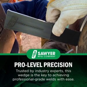 8.75" Welding Wedge for Pipe Fitting and Metalwork – Precision Hardened Steel Gap Adjustment for Pipefitter Tools, TIG, Ironworker, Gutter Wedges, Pipe Fitting Tools, Metal Spacers – Large by Sawyer - Image 4