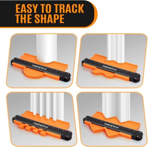 dodowin Contour Gauge Tool,Fathers Day Gifts for Men Birthday Dad Husband Him, Super Gauge Shape Outline Tool for Woodworking, Flooring Measure Tools,Anniversary/Boyfriend Gift 4 712o3VUeFPL. AC SL1200