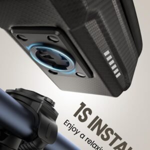 Lamicall Bike Frame Bag Waterproof, [1s Release] [2 in 1], Phone Holder Mount, Cycling Pouch with Rain Cover, Bike and Bicycle Top Tube Bag Accessories for Phones Under 7" - Image 5