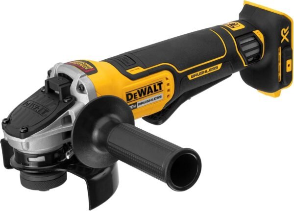 DEWALT 20V MAX* Angle Grinder Tool Cordless Brushless, 4 1/2 Inch, with Paddle Switch and Kickback Brake, Tool Only (DCG413B) 2 714jxrOoXKL. AC SL1500