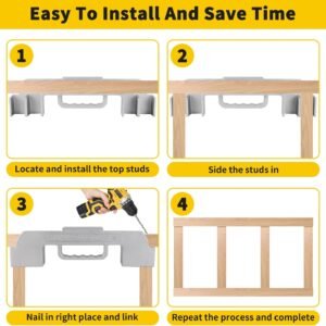 3 In 1 Framing Tools,12/14/16 On-Center Stud Layout Tool,Framing Spacing Tool,100% Cast Aluminum Wall Stud Framing Tool,Precision Measurement Jig Tool For woodworker,building,Furniture DIY (1PACK) 13 3 In 1 Framing Tools,12/14/16 On-Center Stud Layout Tool,Framing Spacing Tool,100% Cast Aluminum Wall Stud Framing Tool,Precision Measurement Jig Tool For woodworker,building,Furniture DIY (1PACK) - Image 6