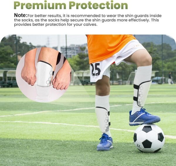 Soccer Shin Guards for Kids Youth Toddler, Shin Defender Shin Guards and Long Soccer Socks for Adults Boys Girls, Shin Pads & Sleeves Equipment - Football Gear for 3 5 4-6 7-9 10-12 Years Old Children 8 715Hj3Y0vfL. AC SL1500