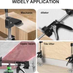 Labor Saving Arm Jack 2 Pack,15.5 Inch Multifunctional Furniture Lifter Jacks for Installing Cabinets and Wall Tile Height Adjuster Handheld Tool - Image 3