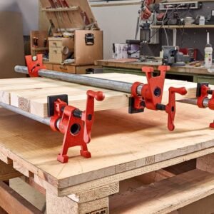 Bessey BPC-H34, 3/4-In. H Style Pipe Clamps - Incredibly Versatile, Easy To Assemble, Indespensable Workshop Clamp For Woodworking, Carpentry, Home Improvement, and DIY Projects - Image 3