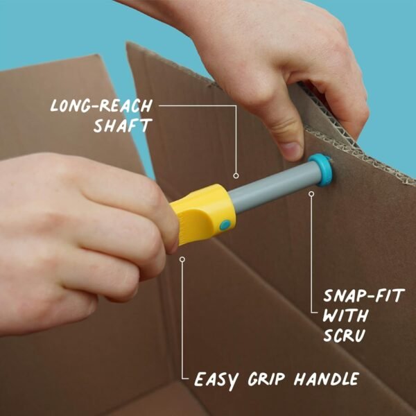 Makedo Explore | Upcycled Cardboard Construction Toolkit in Small Toolbox (50 Pieces) | STEM + STEAM Educational Toys for at Home Play + Classroom Learning | Reusable Tools for Boys and Girls Age 5+ 4 716YcPhmcEL. AC SL1500