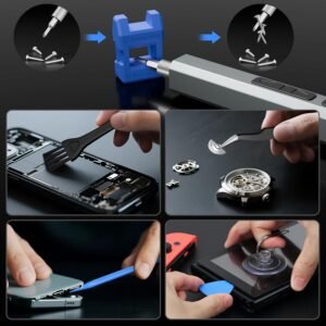 STREBITO Electric Screwdriver, 144-in-1 Precision Screwdriver Set, 120 Magnetic Bits, Organized Storage and Portability, Small Tool Kit for Electronics, PC, Computer and Laptop, Gifts for Men 20 STREBITO Electric Screwdriver, 144-in-1 Precision Screwdriver Set, 120 Magnetic Bits, Organized Storage and Portability, Small Tool Kit for Electronics, PC, Computer and Laptop, Gifts for Men - Image 10