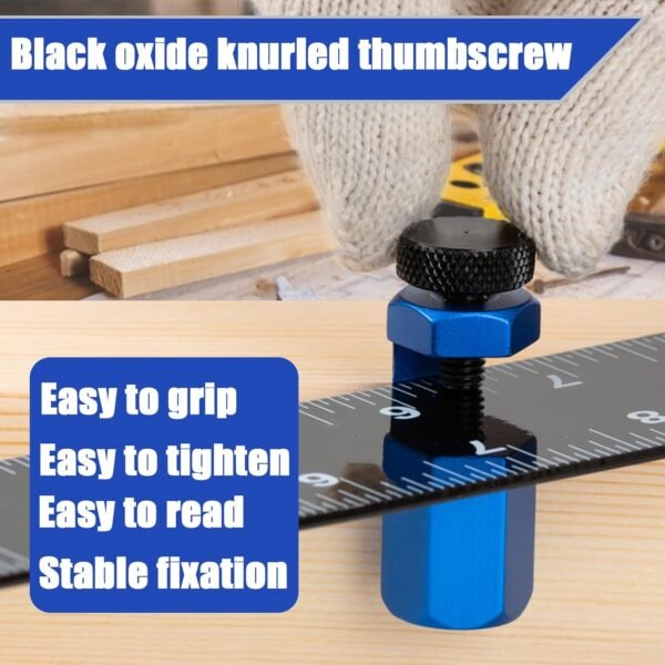 Tall Stair Gauges for Framing Square with Holder, Stair Gauge Layout Tools for Framing Square & Speed Square, Stair Guages Knobs Tool for Carpentry Squares, Framing Jig Circular Saw 4 719gS9Fv4rL. AC SL1500