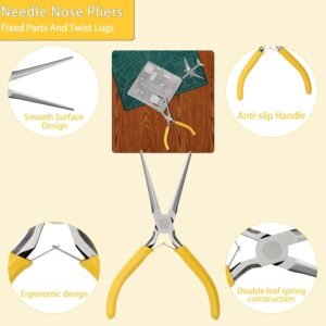 23 Pieces Metal Puzzle Tool Kit, AHIER Metal Model Tool Kit Including Plier Bending Assist Tools File Flat Tweezers Wire Wrapping Rod, 3D Metal Earth Tool Kit Model Building Tools - Image 5