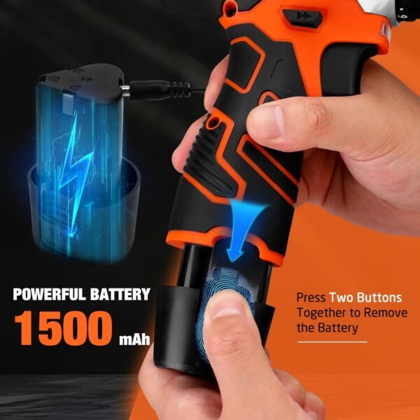 255-Piece Tool Set - Tool Kit with 12V Cordless Drill Driver, Toolbox Storage Case with Drawer, General Household Drill Set for DIY Projects, Home Repairs, Handyman 6 71C04EOwEJL. AC SL1500