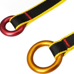SOB Aluminum Alloy Rappel Ring Equipment Climbing Belay Rappel O-Ring Connection Ring for Rock Climbing, Arborist, Rescue, Hammock Slackline Tension, Set of 2 - Image 6