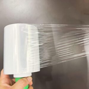 2-Pack Industrial Mini Clear Stretch Wrap Film 80 Gauge 5.1" 1000ft for Pallet Wrap with Plastic Handle,Durable Self-Adhering Packing,Moving,Packaging,Heavy Duty Shrink Film Chuangseed - Image 6