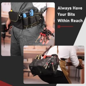 Enhanced Non-Slip Upgrade Bit Holder 6pc, 1/4 Drill Bit Holder Key Chain, Bit Holder for Impact Driver, Quick-Change for Drill Bits & Screwdriver & Drill Bit Extension, Includes Portable Carabiner 16 Enhanced Non-Slip Upgrade Bit Holder 6pc, 1/4 Drill Bit Holder Key Chain, Bit Holder for Impact Driver, Quick-Change for Drill Bits & Screwdriver & Drill Bit Extension, Includes Portable Carabiner - Image 8