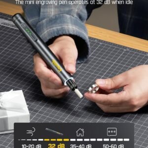 Fanttik F2 Master Mini Cordless Rotary Tool Kit, NeoPulse Motor, 5 Variable Speed, 25000 RPM, Revostor Hub, 35 Accessories, for 3D Printer Sanding, Polishing, Drilling, Carving, DIY Crafts 16 Fanttik F2 Master Mini Cordless Rotary Tool Kit, NeoPulse Motor, 5 Variable Speed, 25000 RPM, Revostor Hub, 35 Accessories, for 3D Printer Sanding, Polishing, Drilling, Carving, DIY Crafts - Image 6