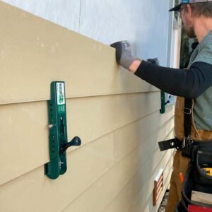 PacTool Gecko Gauge LP Siding Tool, The Original Home Siding Installation Kit - For Use with 3/18 Inch LP Engineered Wood Siding, Includes 2 Gecko Gauge Clamps for One Person Installation - Image 5
