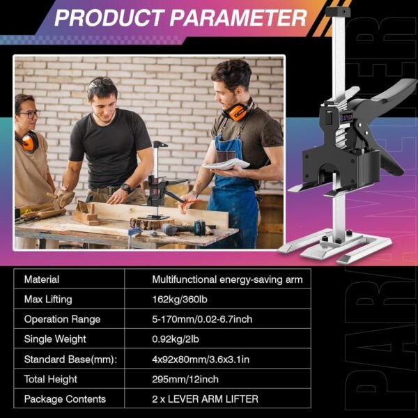 2025 New Labor Saving Handle(2Pack) 12 in Hand Lifting Jack Tool, Multifunctional Furniture Lifter Tool, cabinets Door Paneland Windows Lifting Jack ,Raised by 6.7 inches, Bearing 360LBS 8 71HZ7MxpXuL. AC SL1500