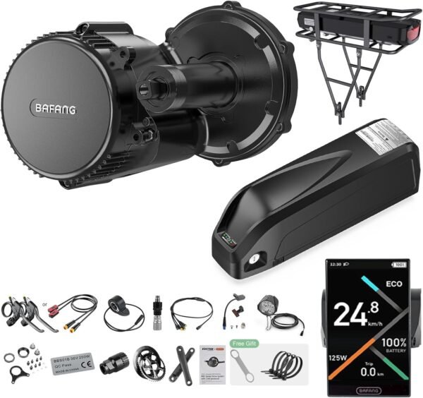 BAFANG 48V 750W Mid Drive Kit - BBS02B CAN Bus Electric Bike Conversion Kit Ebike Conversion Kit for 68-73/100MM Mountain Bike Road Bike with Ebike Display & Battery (Optional) 2 71I29m5Ha L. AC SL1500