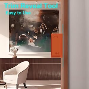 4-in-1 Trim Reveal Tool - 1/8", 3/16", 1/4", 3/8" - Precision Trim Gauges - Non-Damaging Hard Plastic Door Reveal Marking Tools for Accurate Jamb Marking - Wood Reveal Spacing Tool (orange) 14 4-in-1 Trim Reveal Tool - 1/8", 3/16", 1/4", 3/8" - Precision Trim Gauges - Non-Damaging Hard Plastic Door Reveal Marking Tools for Accurate Jamb Marking - Wood Reveal Spacing Tool (orange) - Image 4