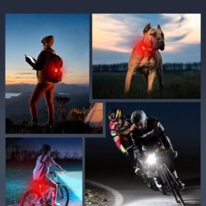 Bike Lights for Night Riding, USB Rechargeable Bike Lights Front and Back, Waterproof IP65 Bicycle Light, 4+6 Modes Bike Headlight and Tail Light Set,1.5 Hrs Fast Charging, Easy to Install - Image 7