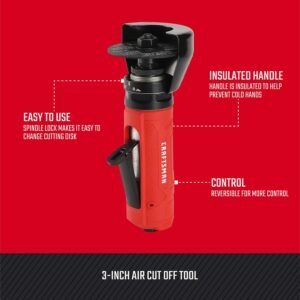 CRAFTSMAN 3-in Cutoff Tool, High-Speed RPM Cutting, Lightweight & Compact Design, Safety Guard & Ergonomic Grip for Automotive, Metalwork, and DIY Projects - Image 3