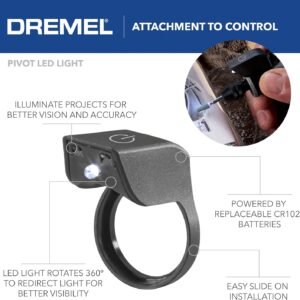 Dremel 4300-5/40 High Performance Rotary Tool Kit with LED Light- 5 Attachments & 40 Accessories - Ideal for Grinding, Cutting, Wood Carving, Sanding, and Engraving - Image 13