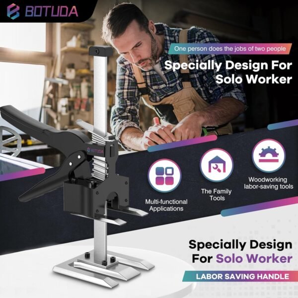 2025 New Labor Saving Handle(2Pack) 12 in Hand Lifting Jack Tool, Multifunctional Furniture Lifter Tool, cabinets Door Paneland Windows Lifting Jack ,Raised by 6.7 inches, Bearing 360LBS 3 71MdQujpe0L. AC SL1500