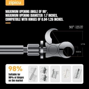 New-GEN Door Hinge Adjustment Tool – Professional Hinge Adjustment Tool | Universal Fit for Interior & Exterior Doors | Fix Sagging Doors in Seconds – Stainless Steel Construction - Image 4