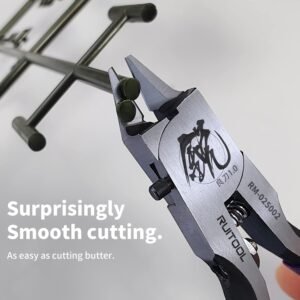 RUITOOL Model Nippers, Model Tools for Beginners to Repair and Fix Plastic Models, Ultra-thin Single-edged Non-slip Grip, 4.7 Inch Sharp Cutters for Model Building - Image 3