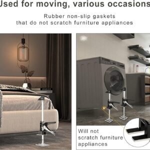 Labor Saving Arm Jack 2 Pack,15.5 Inch Multifunctional Furniture Lifter Jacks for Installing Cabinets and Wall Tile Height Adjuster Handheld Tool - Image 7