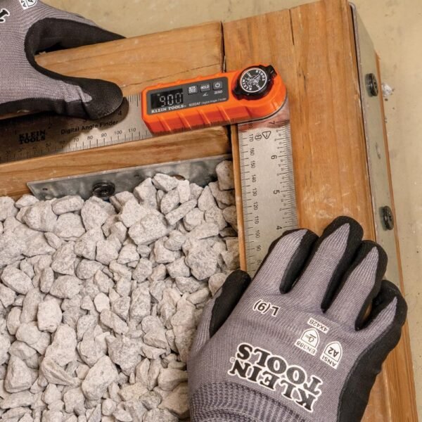 Klein Tools 935DAF Digital Angle Finder, Precision Measurements, Miter Saw Protractor Angle Calculation and Portable Design 6 71OalPrBBSL. AC SL1000