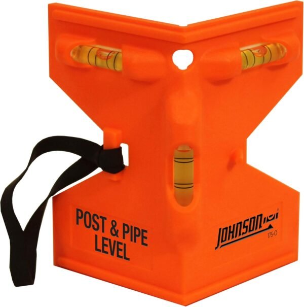 Johnson 175-O Post Level, GloOrange | Manual Operation | ABS Plastic & Rubber | 9 x 5 inches | 1 Count 2 71PXtLqT44L. AC SL1500