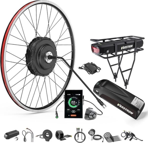 BAFANG 48V 750W Rear Hub Motor Kit, 80N.m High Torque Electric Bike Conversion Kit with LCD Display, IPX5 Waterproof, Fits 26/27.5/700C Wheels for Disc and V Brakes, Battery Optional 2 71Py47P2T+L. AC SL1500