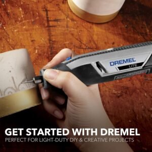 Dremel Lite 7760 N/10 4V Li-Ion Cordless Rotary Tool, Variable Speed Multi-Purpose Kit, USB Charging, Easy Accessory Changes - Perfect For Light-Duty DIY & Crafting, Sanding, Engraving and Polishing - Image 5