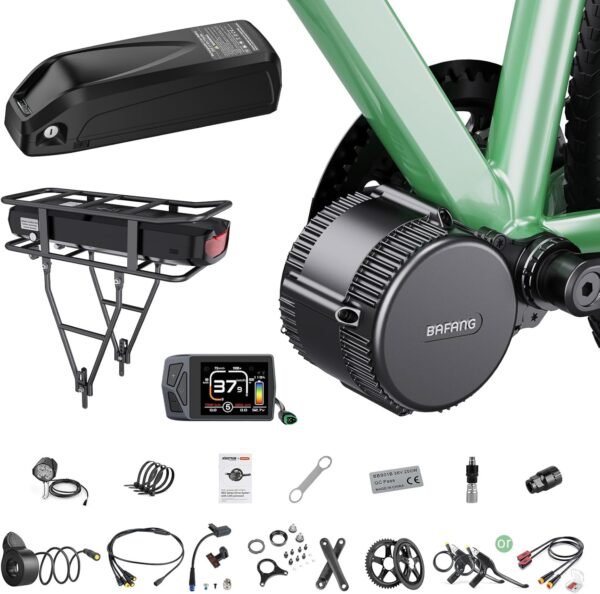 BAFANG Mid Drive Kit 750W 1000W 500W BBS02B BBS-HD Electric Bike Conversion Kit 48V 52V Ebike Conversion Kit for 68-73MM Mountain Bike Road Bike with Battery and Display(Optional) 2 71TI+BTQS1L. AC SL1500
