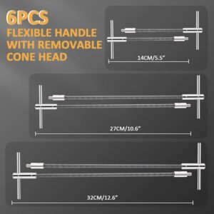 Packing Extractor Set 23pcs, Stainless Steel Packing Puller Flexible Packing Hook Set Packing Extractor Tool with Tool Box - Image 3