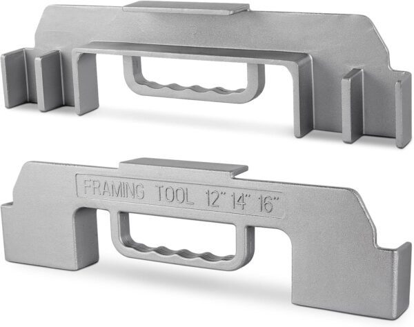 3 In 1 Framing Tools,12/14/16 On-Center Stud Layout Tool,Framing Spacing Tool,100% Cast Aluminum Wall Stud Framing Tool,Precision Measurement Jig Tool For woodworker,building,Furniture DIY (1PACK) 2 71TsbPMufFL. AC SL1500