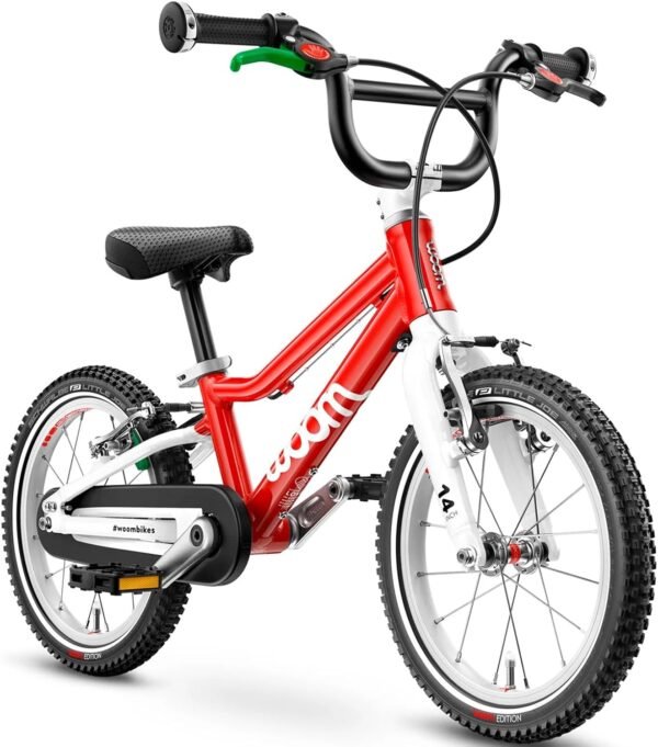 woom 2 Children’s Bicycle for Kids 3-4.5 Years Old, 14-Inch Wheels, Lightweight Bike with Handbrake & Chain Guard, Boys & Girls - Red 2 71U88E9nQCL. AC SL1500